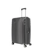 Travelite Elvaa L fekete 4 kerekű nagy méretű prémium bőrönd