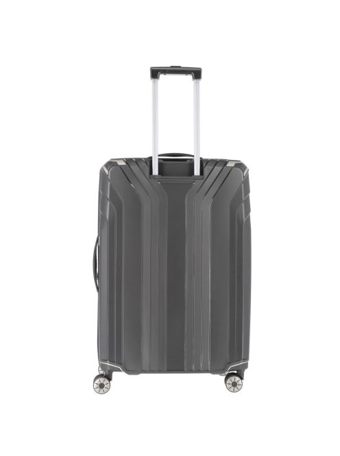 Travelite Elvaa L fekete 4 kerekű nagy méretű prémium bőrönd