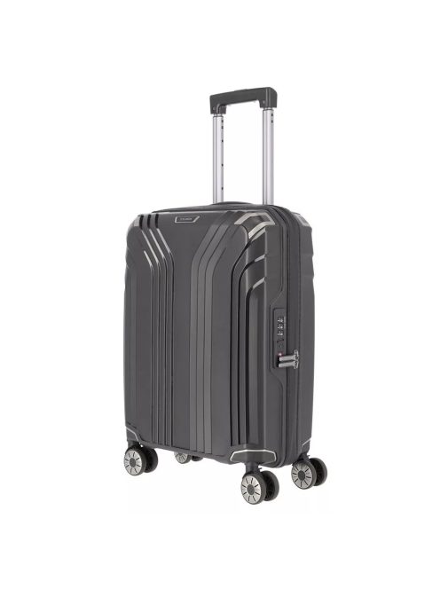 Travelite Elvaa S fekete kabin méretű prémium bőrönd