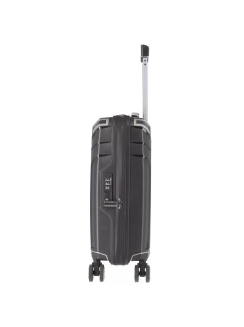 Travelite Elvaa S fekete kabin méretű prémium bőrönd