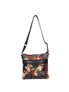 David Jones 7005-2 fekete virágos táska