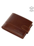 Green Deed PAV03/T-cognac bőr férfi pénztárca