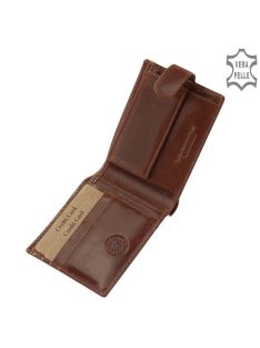 Green Deed PAV03/T-cognac bőr férfi pénztárca