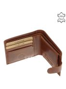 Green Deed PAV03/T-cognac bőr férfi pénztárca