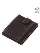 Corvo Bianco CVL1002/T-fekete bőr férfi pénztárca