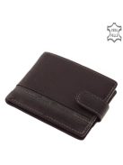 Corvo Bianco CVL1002/T-fekete bőr férfi pénztárca