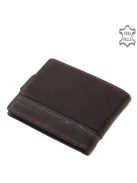 Corvo Bianco CVL1002/T-fekete bőr férfi pénztárca