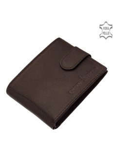 Green Deed SGR102/T-barna bőr férfi pénztárca