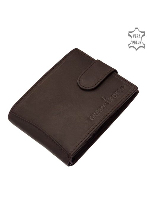 Green Deed SGR102/T-barna bőr férfi pénztárca
