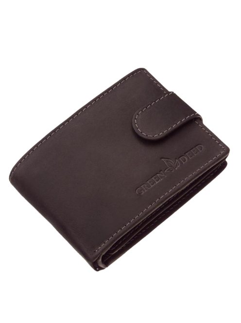 Green Deed ADL102/T fekete bőr férfi pénztárca