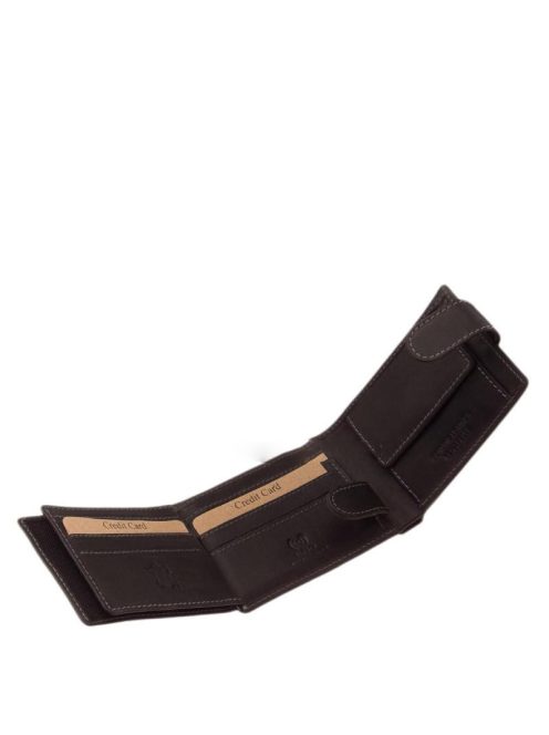 Green Deed ADL102/T fekete bőr férfi pénztárca