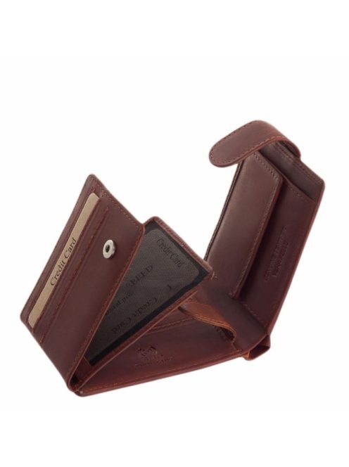 Green Deed ADL102/T-S. barna bőr férfi pénztárca