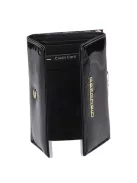 Gregorio BT-117 fekete lakk bőr kicsi pénztárca