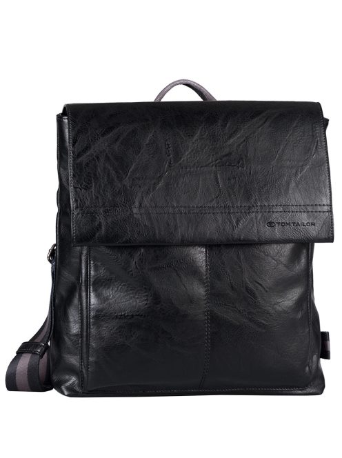 Tom Tailor Kansas fekete férfi elegáns hátizsák