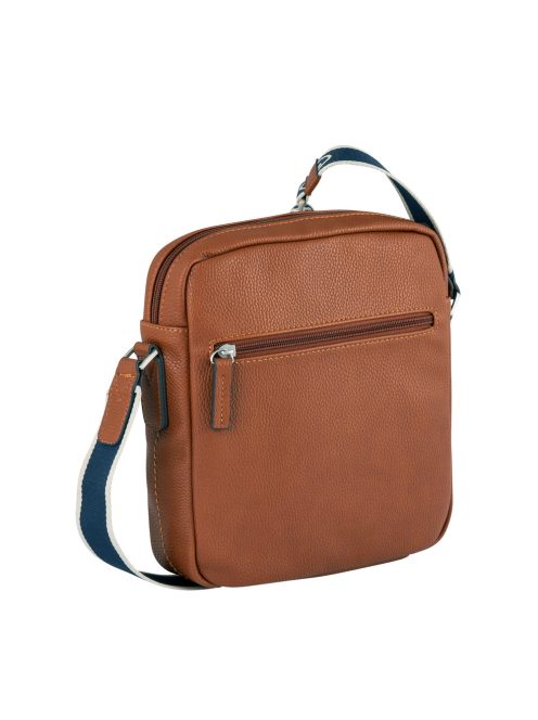 Tom Tailor Finn konyak barna férfi válltáska