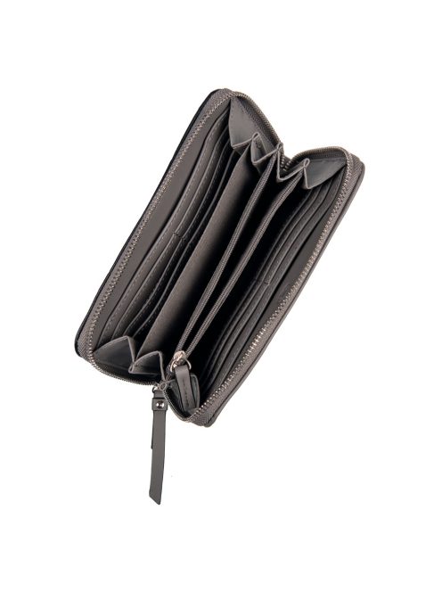 Tom Tailor Jule szürke-fekete női közepes pénztárca