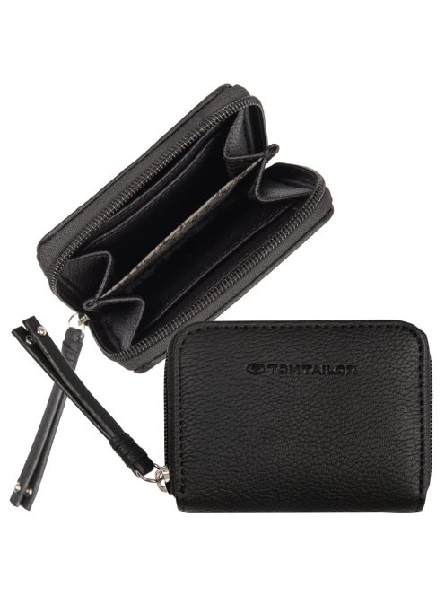 Tom Tailor Caia fekete női kicsi pénztárca