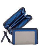 Tom Tailor Miria szürke-kék női közepes pénztárca