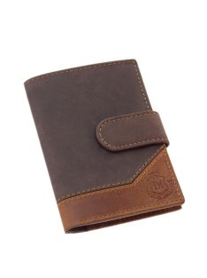   Lorenzo Menotti AFL2038/T barna férfi kártyatartó és pénztárca