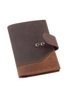Lorenzo Menotti AFL2038/T barna férfi kártyatartó és pénztárca