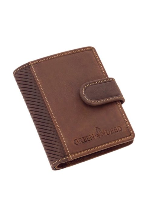 Green Deed GDE2038/T-2 barna férfi kártyatartó és pénztárca
