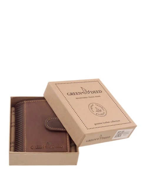 Green Deed GDE2038/T-2 barna férfi kártyatartó és pénztárca
