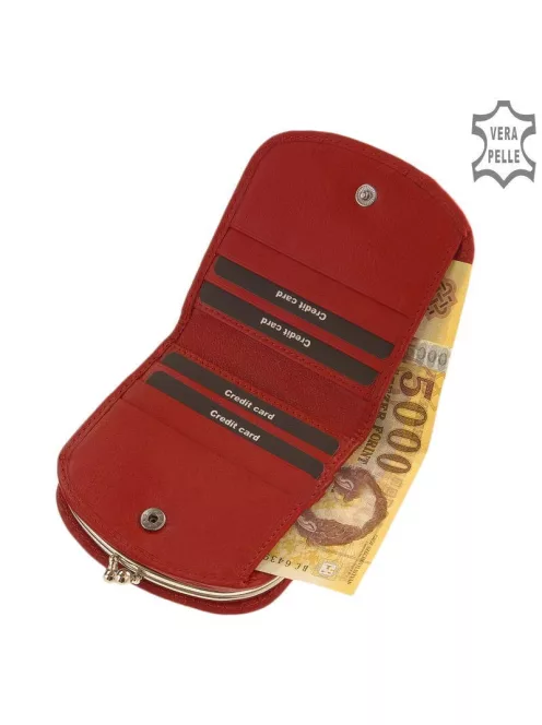 La Scala DN81 piros női pénztárca