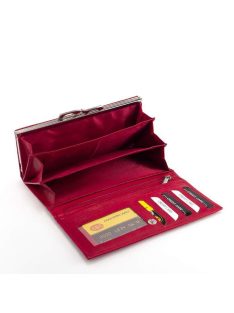 La Scala DG-30 piros női pénztárca