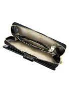 Gregorio HL116 fekete virágos női pénztárca