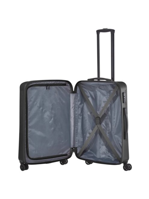 Travelite Bali M fekete közepes méretű bőrönd 