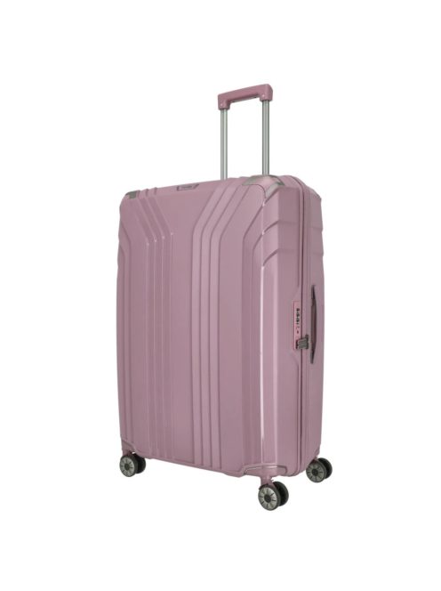 Travelite Elvaa L rose 4 kerekű nagy méretű prémium bőrönd