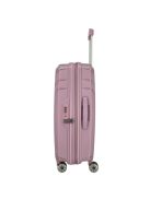 Travelite Elvaa M rose 4 kerekű bővíthető közepes méretű prémium bőrönd 