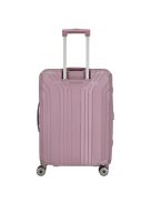 Travelite Elvaa M rose 4 kerekű bővíthető közepes méretű prémium bőrönd 