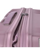 Travelite Elvaa M rose 4 kerekű bővíthető közepes méretű prémium bőrönd 