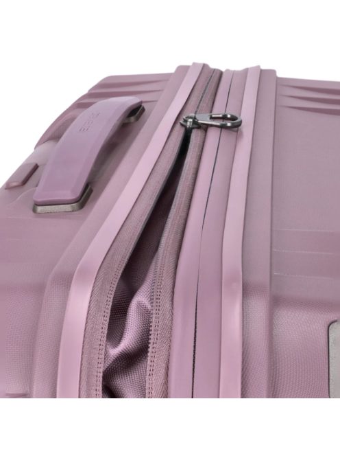 Travelite Elvaa M rose 4 kerekű bővíthető közepes méretű prémium bőrönd 