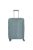 Travelite Elvaa M blaugrau 4 kerekű bővíthető közepes méretű prémium bőrönd 