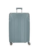 Travelite Elvaa L blaugrau 4 kerekű nagy méretű prémium bőrönd