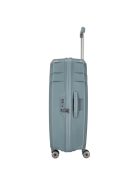 Travelite Elvaa L blaugrau 4 kerekű nagy méretű prémium bőrönd