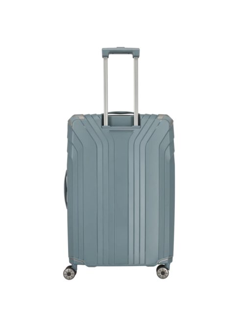 Travelite Elvaa L blaugrau 4 kerekű nagy méretű prémium bőrönd