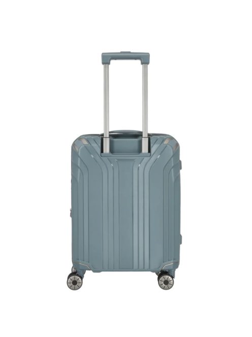 Travelite Elvaa S blaugrau kabin méretű prémium bőrönd