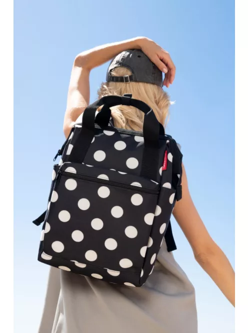 Reisenthel JR7073 Allrounder R dots white női hátizsák