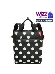 Reisenthel JR7073 Allrounder R dots white női hátizsák