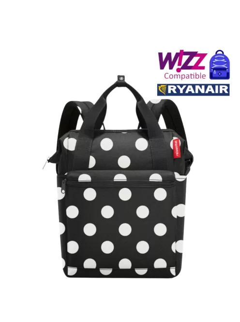Reisenthel JR7073 Allrounder R dots white női hátizsák