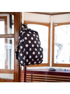   Reisenthel AP7073 Mini Maxi Rucksack dots white női hátizsák
