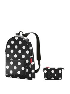   Reisenthel AP7073 Mini Maxi Rucksack dots white női hátizsák