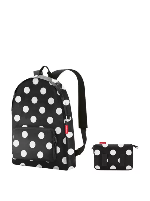 Reisenthel AP7073 Mini Maxi Rucksack dots white női hátizsák