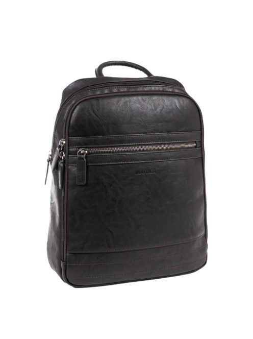 Matties Bags 40177 30 barna rostbőr férfi hátitáska