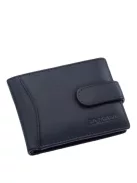 La Scala AD01/T kék bőr kártyatartó