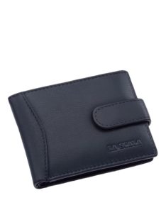 La Scala AD01/T kék bőr kártyatartó