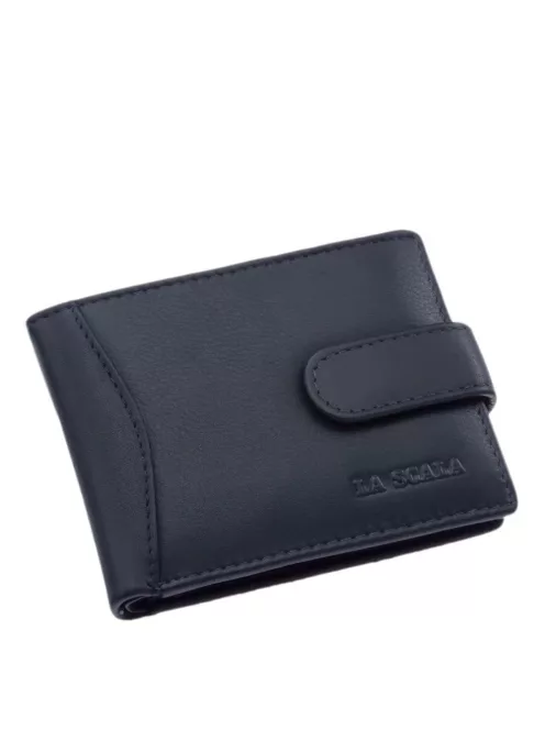 La Scala AD01/T kék bőr kártyatartó